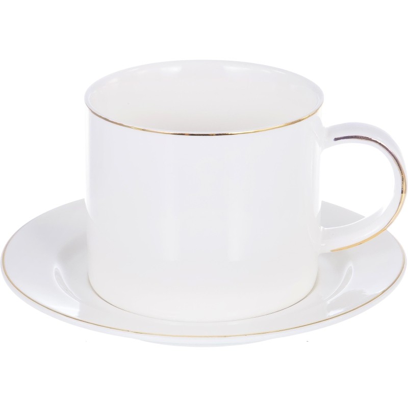Набор чайный (12) 6чашек с блюдц.,NEW BONE CHINA,Грация подар уп 101-01038