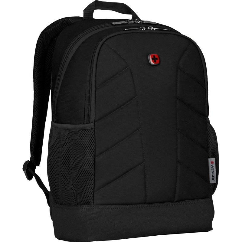 Рюкзак WENGER Quadma 16&#039;&#039;, черный, полиэстер, 33x17x43 см, 22 л, 610202