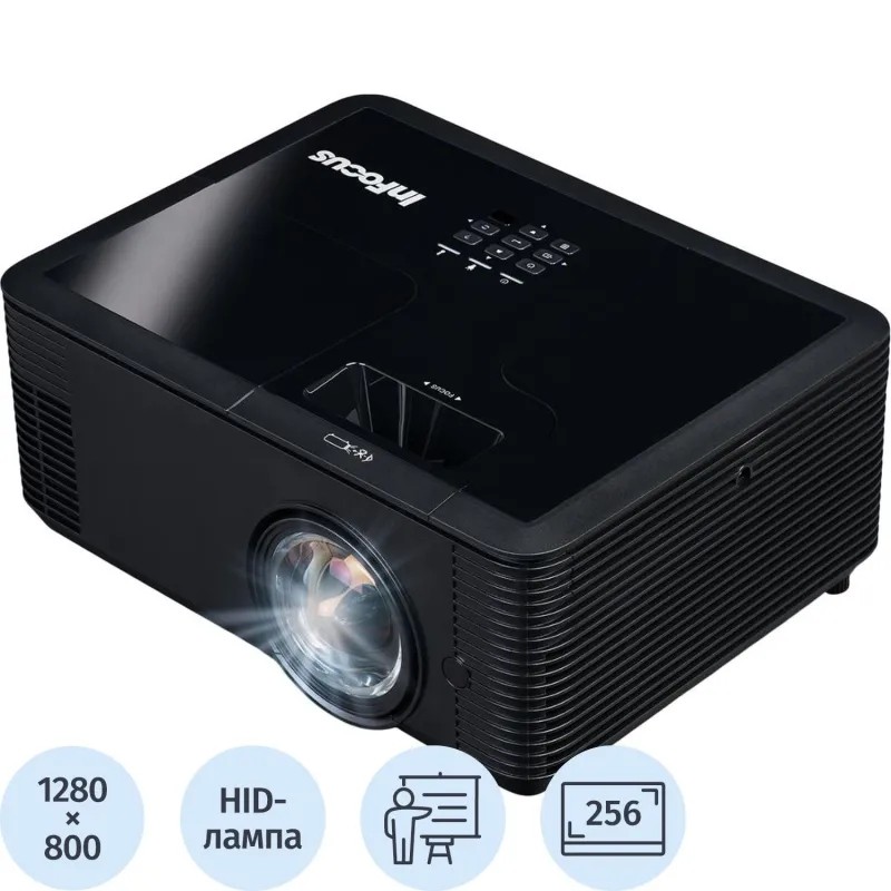 Проектор INFOCUS IN136 DLP, 28500:1, 4000лм, 1280x800, Composite video