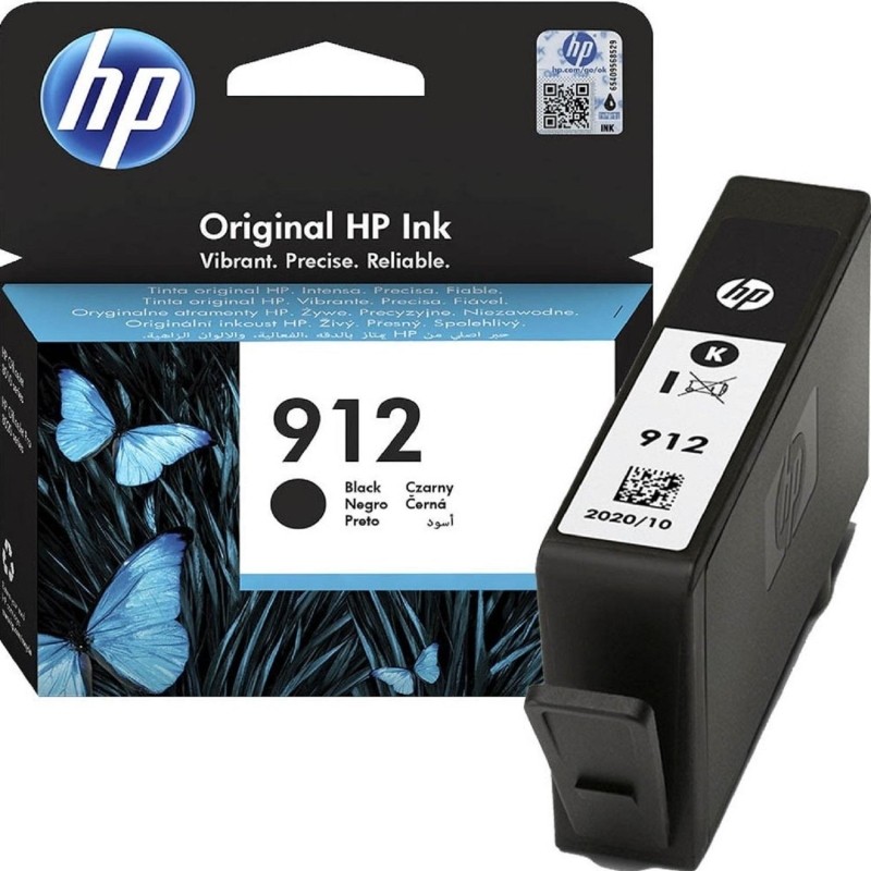 Картридж струйный HP 912 3YL80AE чер. для OfficeJet 801x/802x