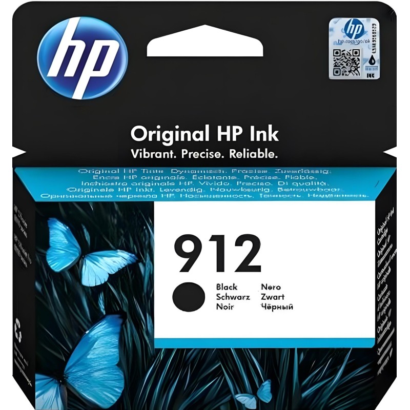 Картридж струйный HP 912 3YL80AE чер. для OfficeJet 801x/802x