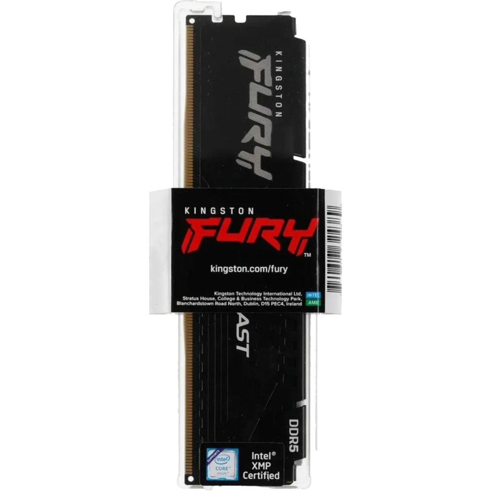 Модуль памяти Kingston FURY Black (KF552C40BB-8) DDR5 DIMM 8GB 5200Мгц XMP