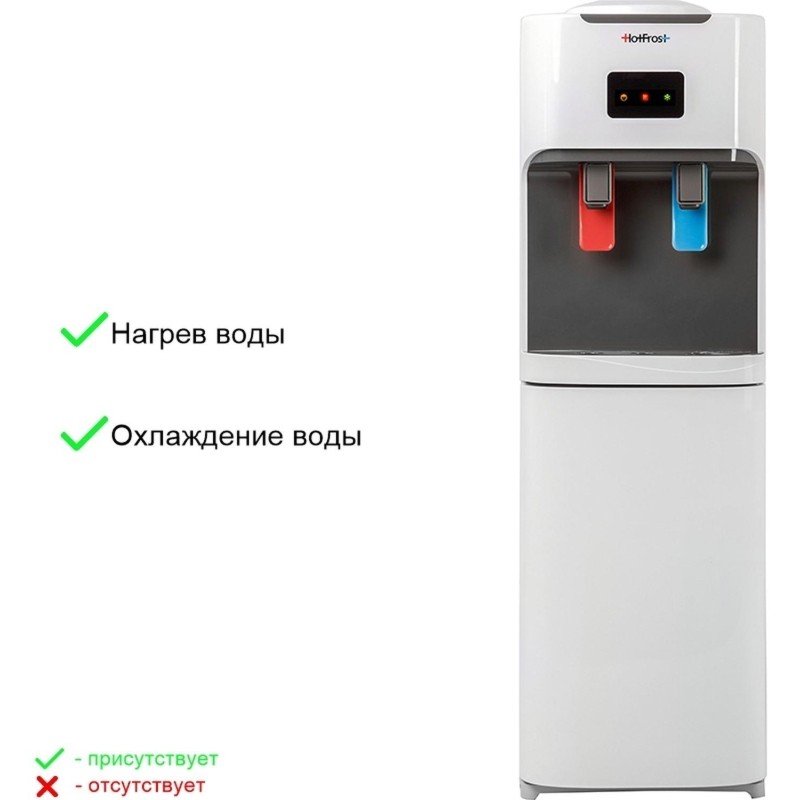 Кулер для воды HotFrost V115А , компрессорный,нижняя загрузка