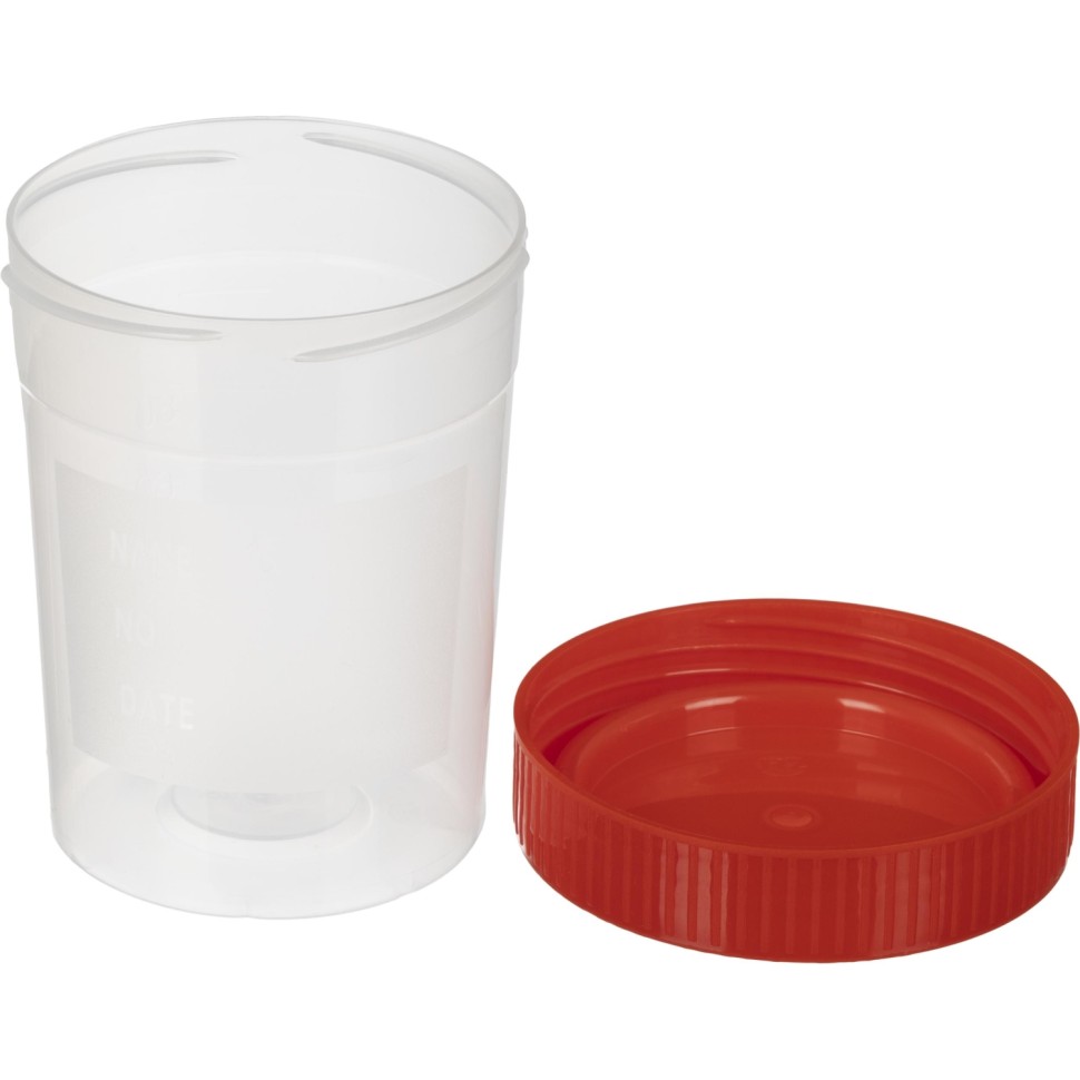 Контейнер д/сбора биопроб стерильный 120 мл 250 шт/уп Пластилаб