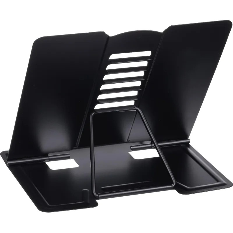 Подставка для книг Комус Класс черная, металл 19x15,5x20см,7 настроек