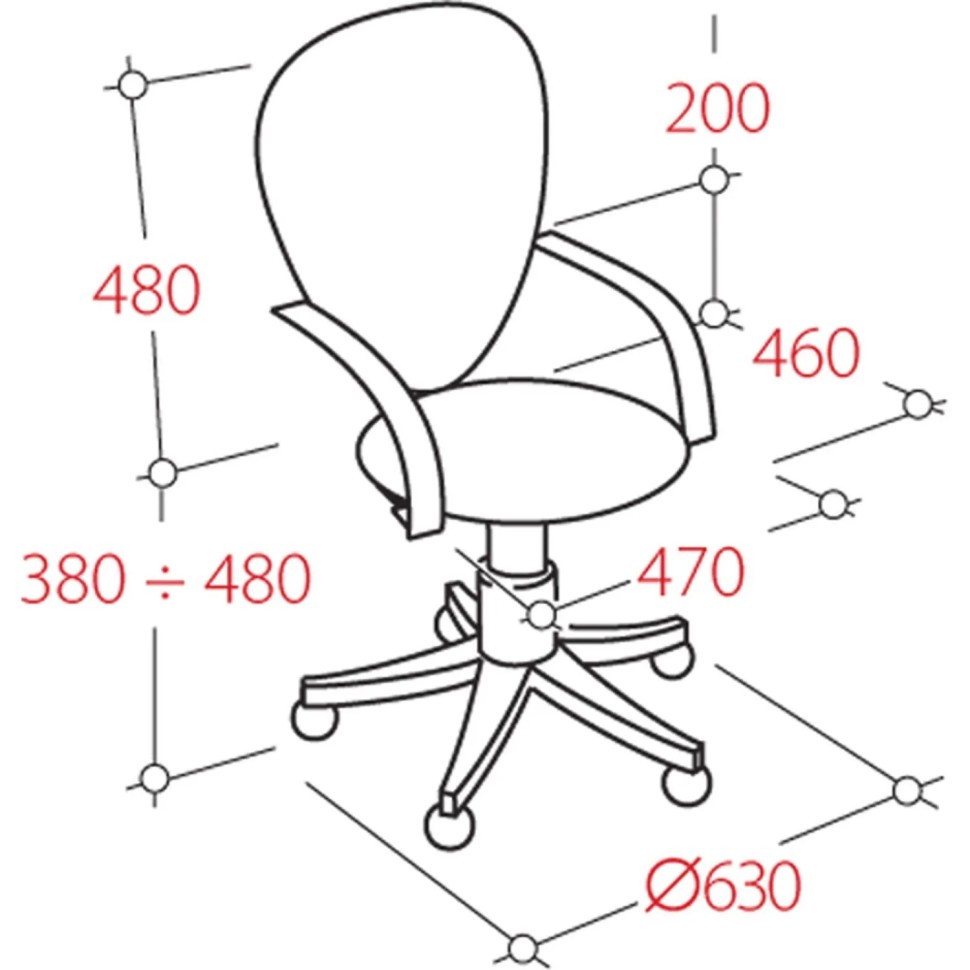 Кресло UP_Prestige жест.подл.Самба к/з чёрный Z01/PV1 Кресло UP_Prestige жест.подл.Самба к/з чёрный Z01/PV1