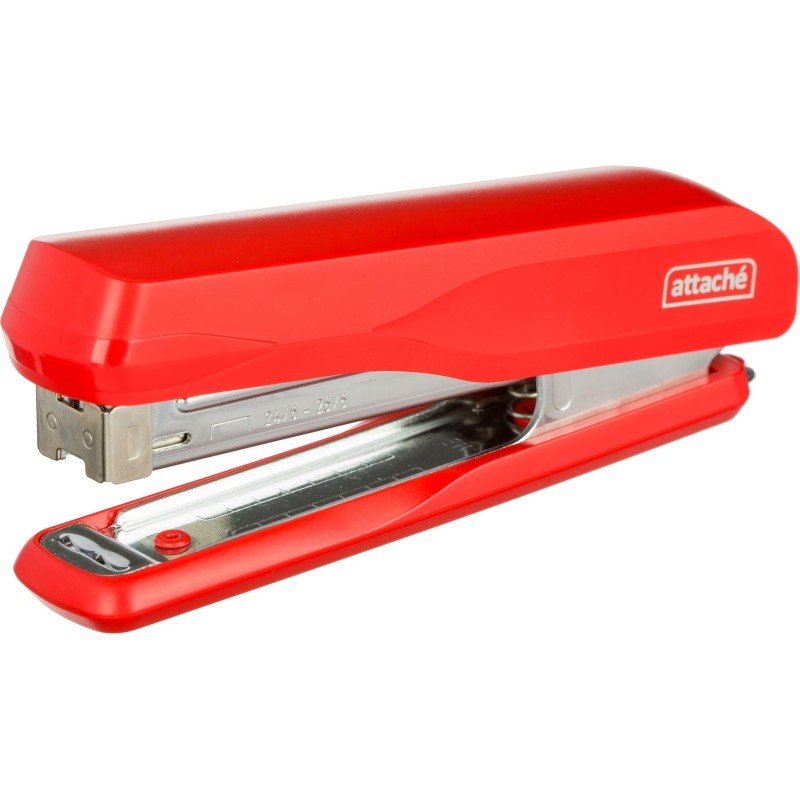 Степлер Attache MSR2430 (№24/6-26/6) до 30 лист.,металл, красный