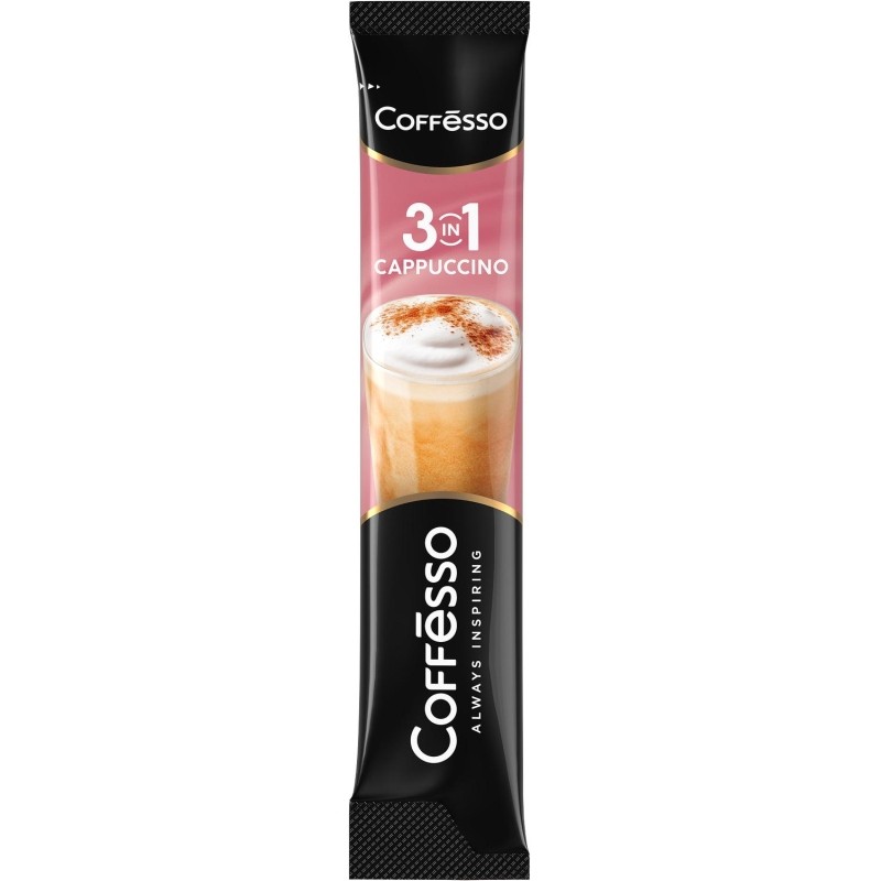 Кофе порционный растворимый Coffesso Cappuccino 3в1 20 пакетиков по 15 г
