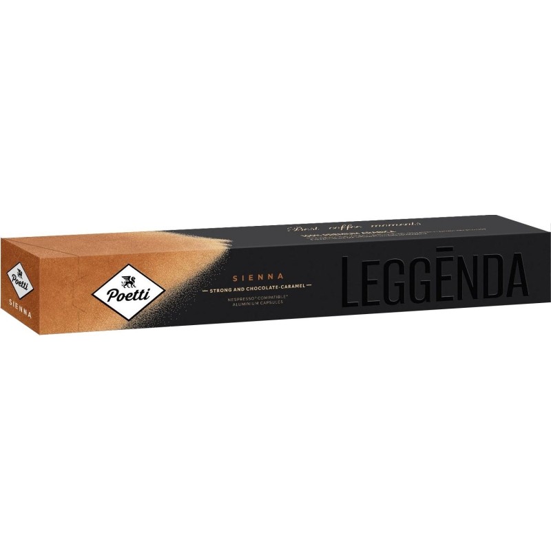 Кофе в капсулах Poetti Leggenda Sienna (Nespresso Original), 5,3грx10шт/уп