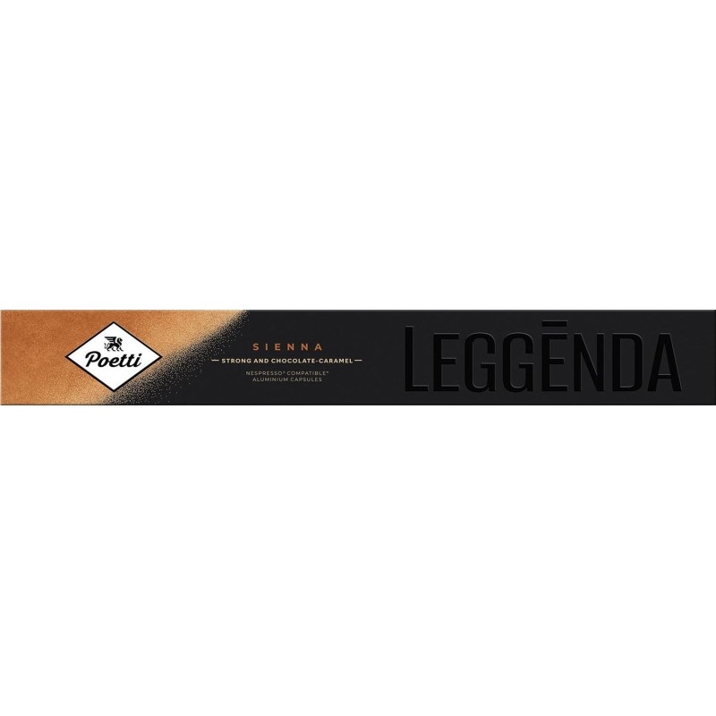 Кофе в капсулах Poetti Leggenda Sienna (Nespresso Original), 5,3грx10шт/уп