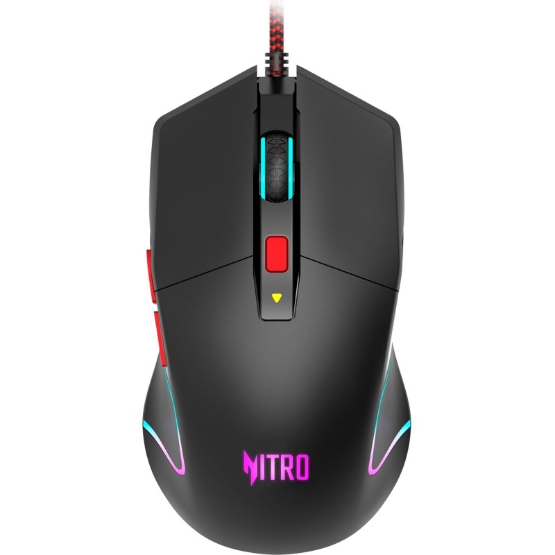 Мышь компьютерная Acer Nitro OMW301 черный оптическая 7200dpi/6but USB
