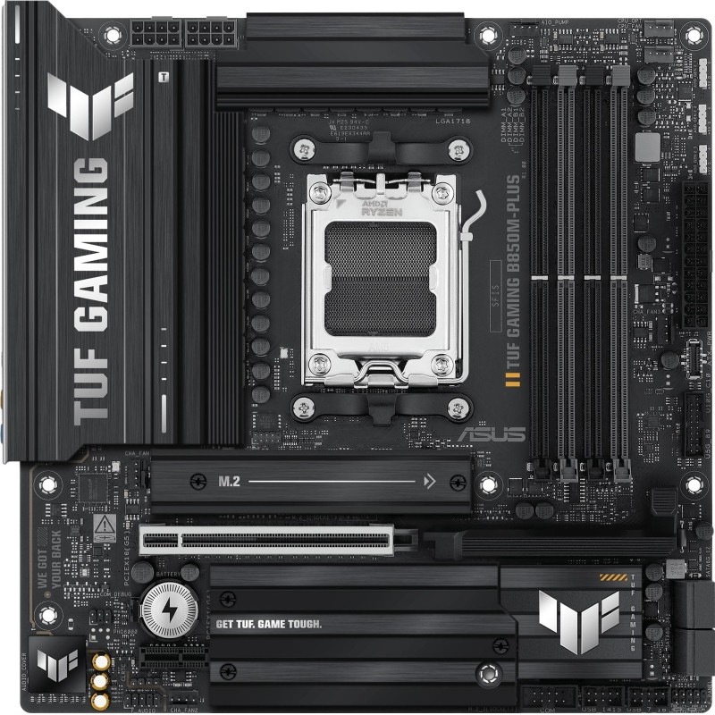 Материнская плата ASUS TUF GAMING B850M-PLUS, AM5 4xDDR5 mATX