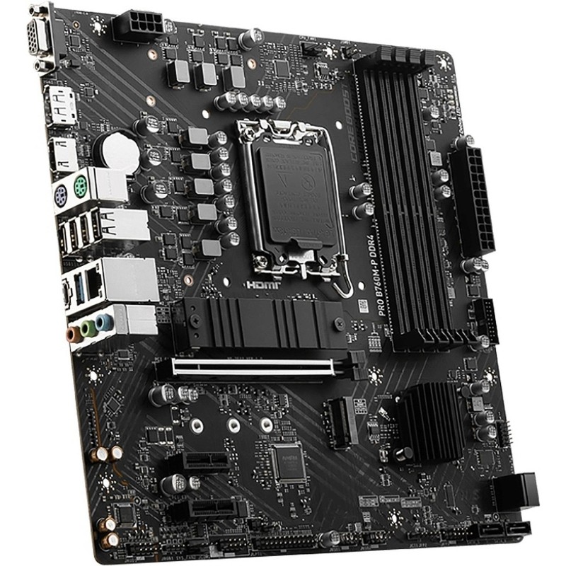 Материнская плата MSI PRO B760M-P DDR4 s1700, Intel B760, 4xDDR4, mATX