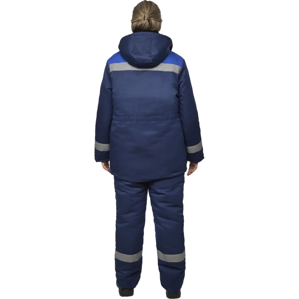 Куртка рабочая зимняя жен з32-КУ син/вас смес 40-42/170-176 (Арсенал-СП)