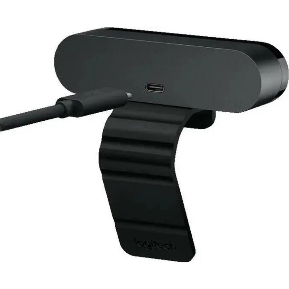 Веб-камера Logitech Brio,черный,13Mpix,4096x2160,USB3.0,микроф(960-001107)