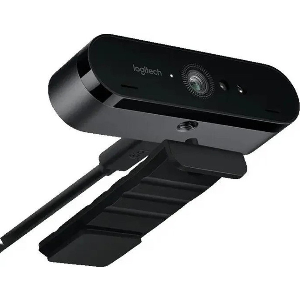 Веб-камера Logitech Brio,черный,13Mpix,4096x2160,USB3.0,микроф(960-001107)