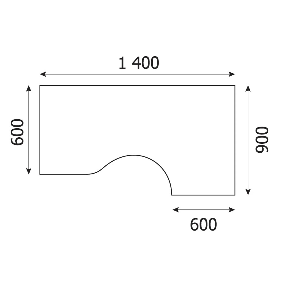 Стол эргономичный MS_Агат АЯ-33R ясень шимо