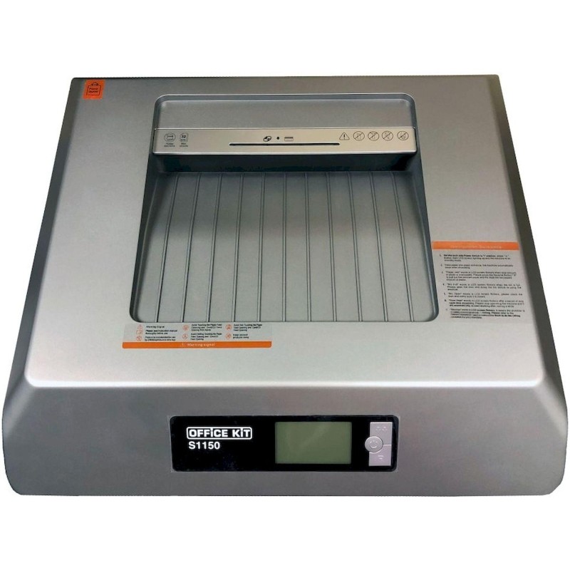 Шредер (уничтожитель) Office Kit S1150 1,9х15 4ур.секр., 22лист., 115л