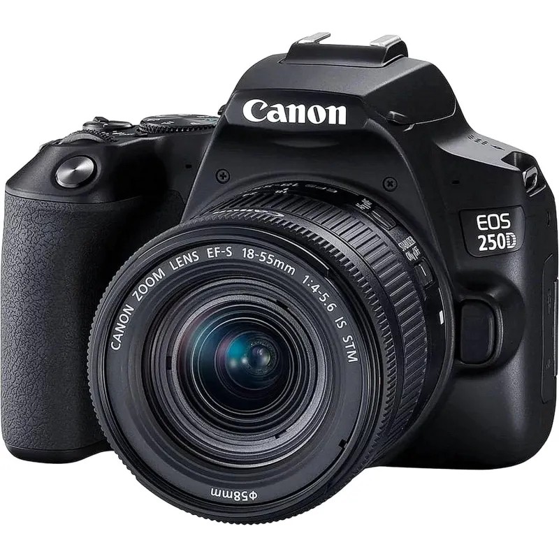 Фотоаппарат Canon EOS 250D Kit EF-S 18-55mm f/4-5.6 IS STM черный
