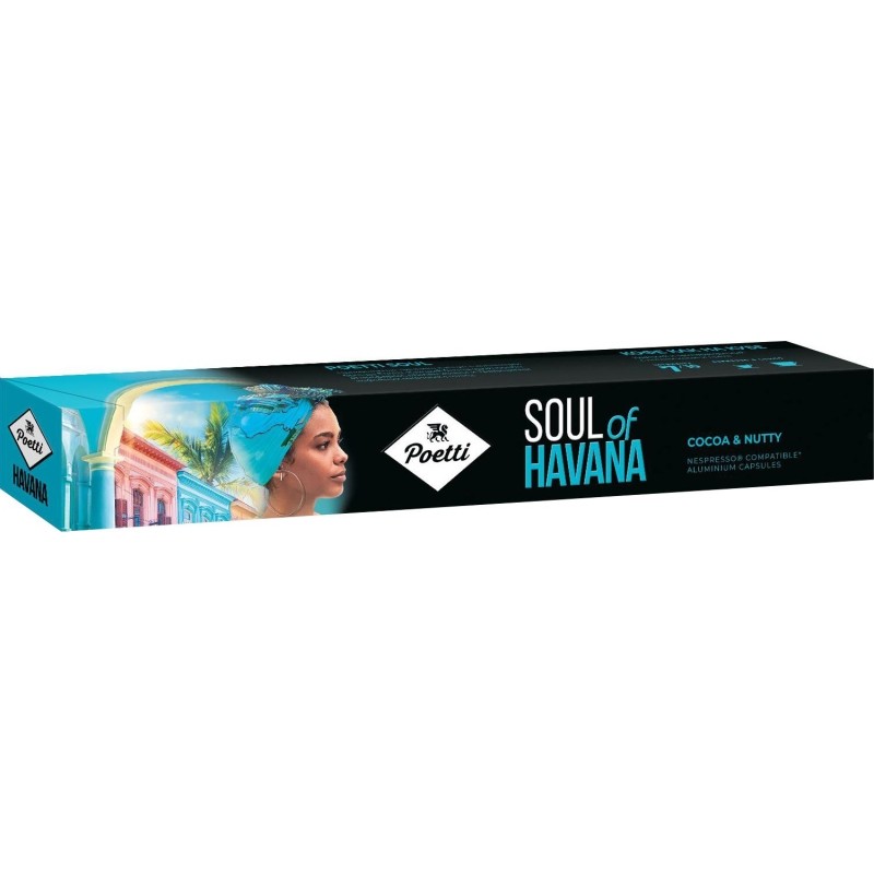 Кофе в капсулах Poetti Soul of Havana (Nespresso Original), 5,3грx10шт/уп