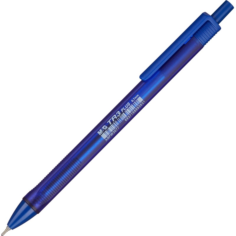 Ручка шариковая автомат. M&amp;G TR3 Plus лин 0,5мм синяя ABPW3077220700H