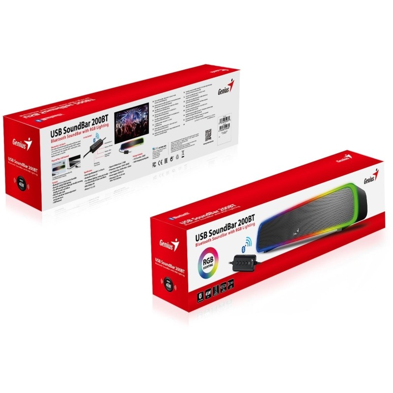Колонка саундбар Genius USB Soundbar 200 BT