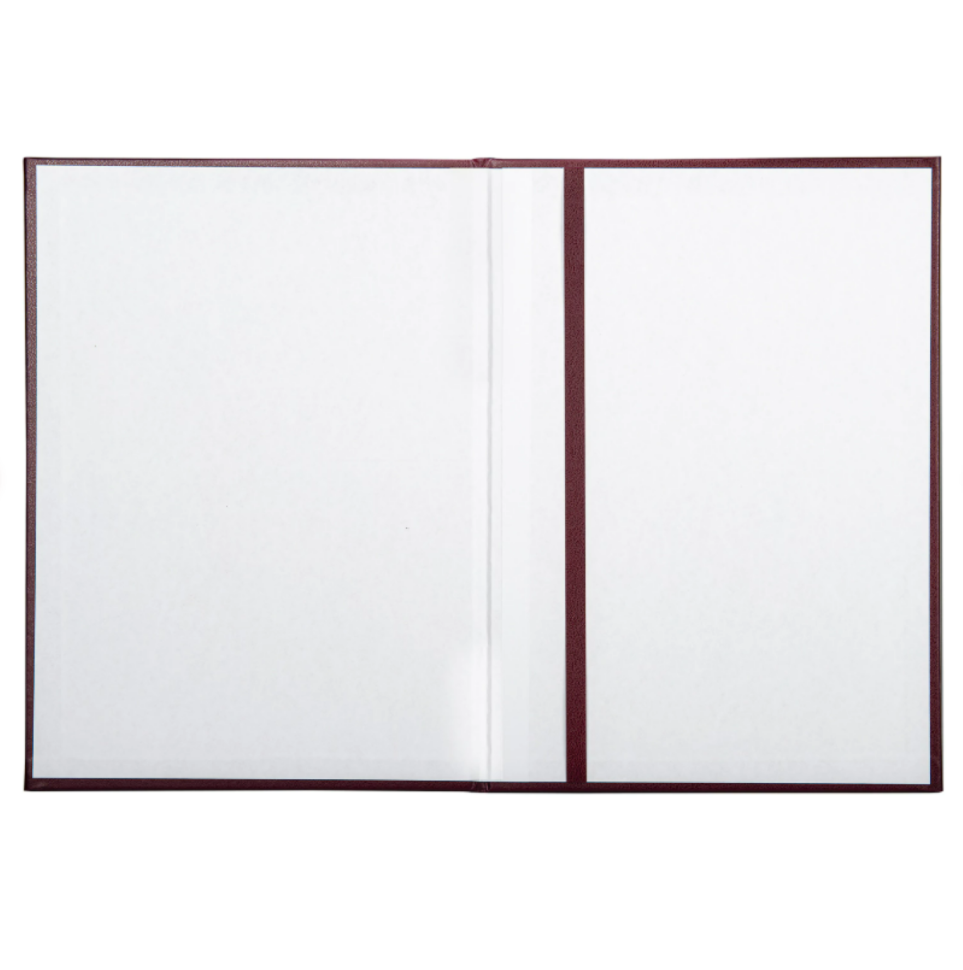 Папка адресная бумвинил "ПОЗДРАВЛЯЕМ!" с виньетками, А4, бордовая