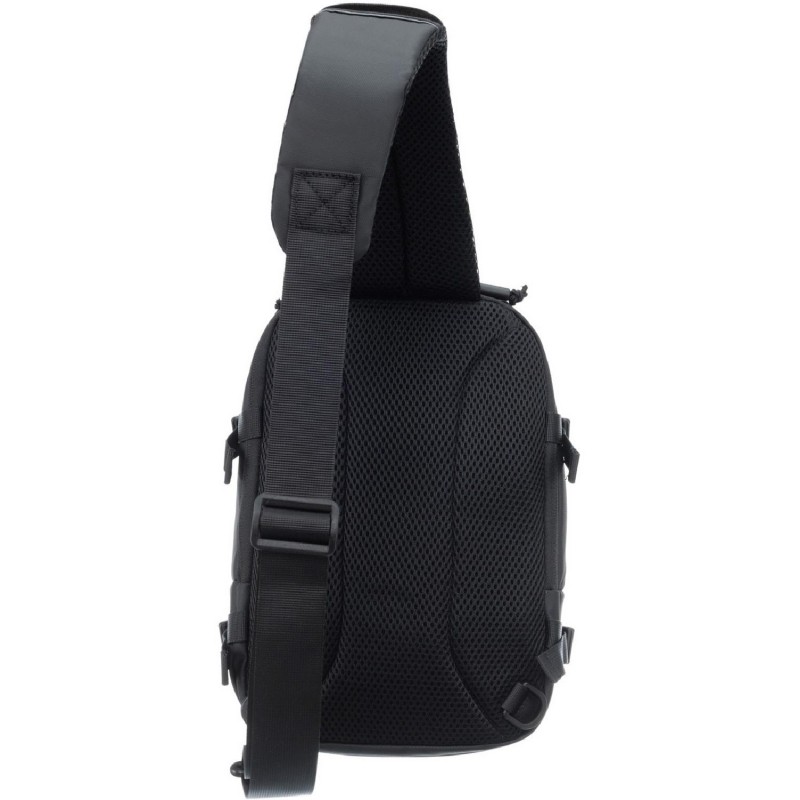 Рюкзак на одно плечо TORBER Xtreme, черный, 20 х 8 х 31 см, 5л, TS1042BL