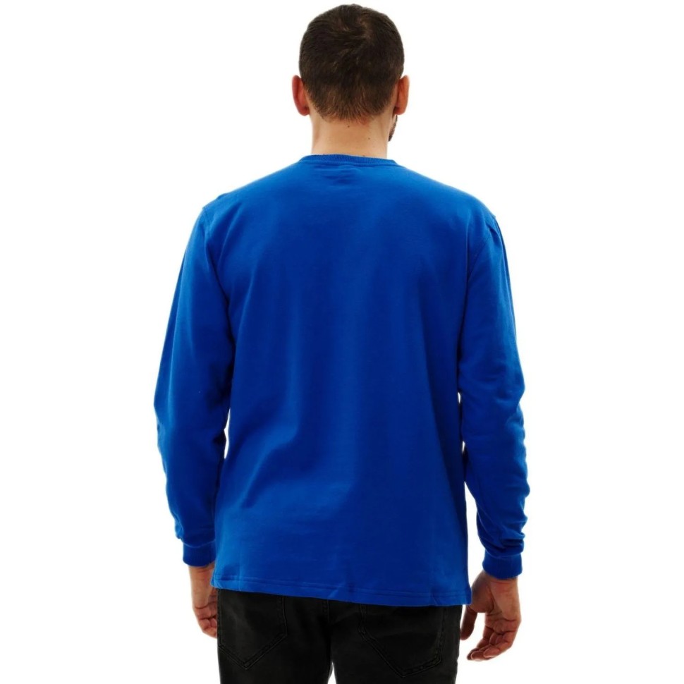 Толстовка 100% хб (240г) без капюшона, цв.васильковый, размер XL