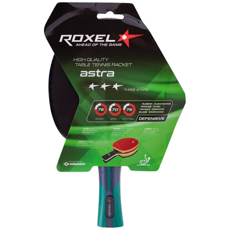 Ракетка н/т Roxel 3x Astra, коническая, УТ-00015357