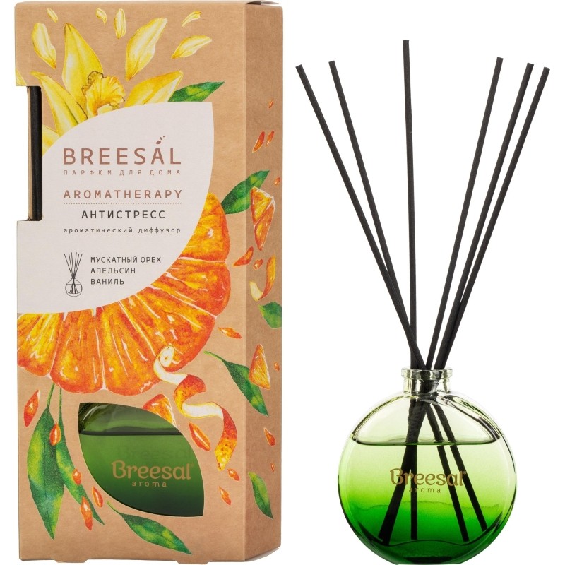 Аромадиффузор Декоративный Breesal Aromatherapy &#039;Антистресс&#039; 70мл, ARST/003