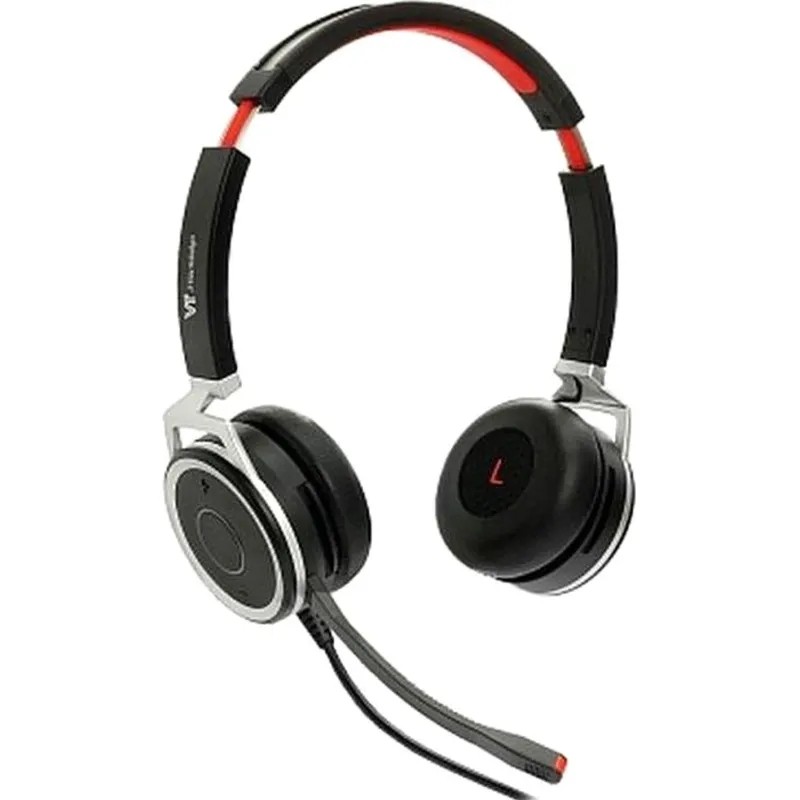 Гарнитура VT X208-D, Дуо, HD звук, разъемы 3,5 мм Jack и USB