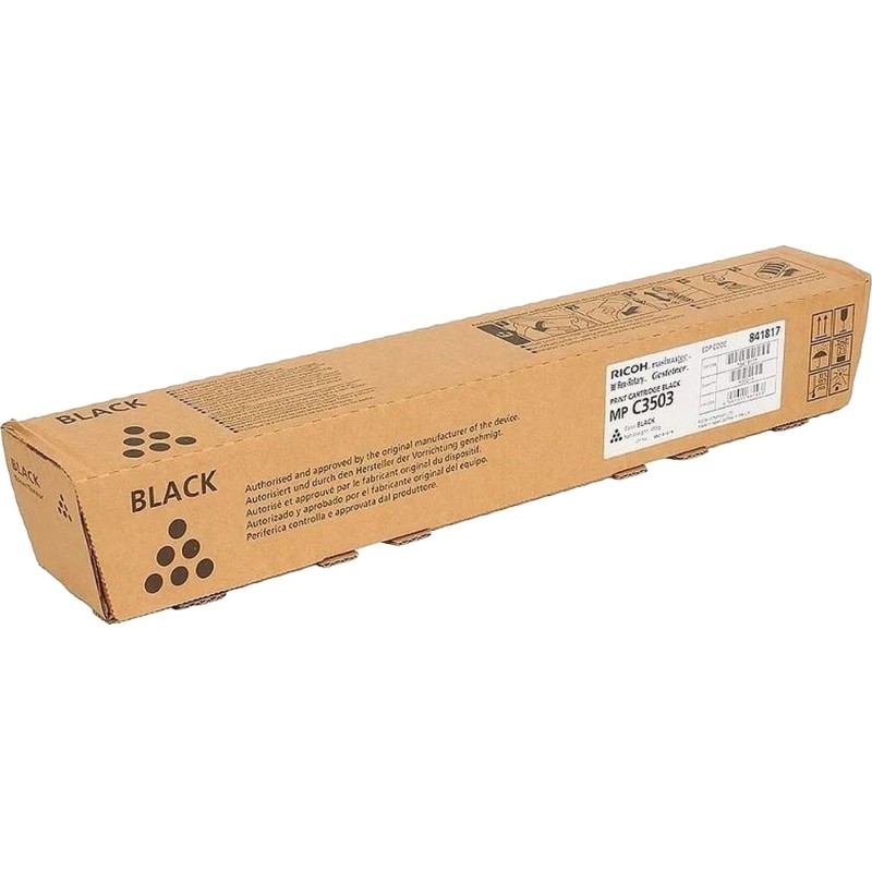 Тонер-картридж Ricoh MP C3503 841817 черный для Af icio MP C3003/C3503