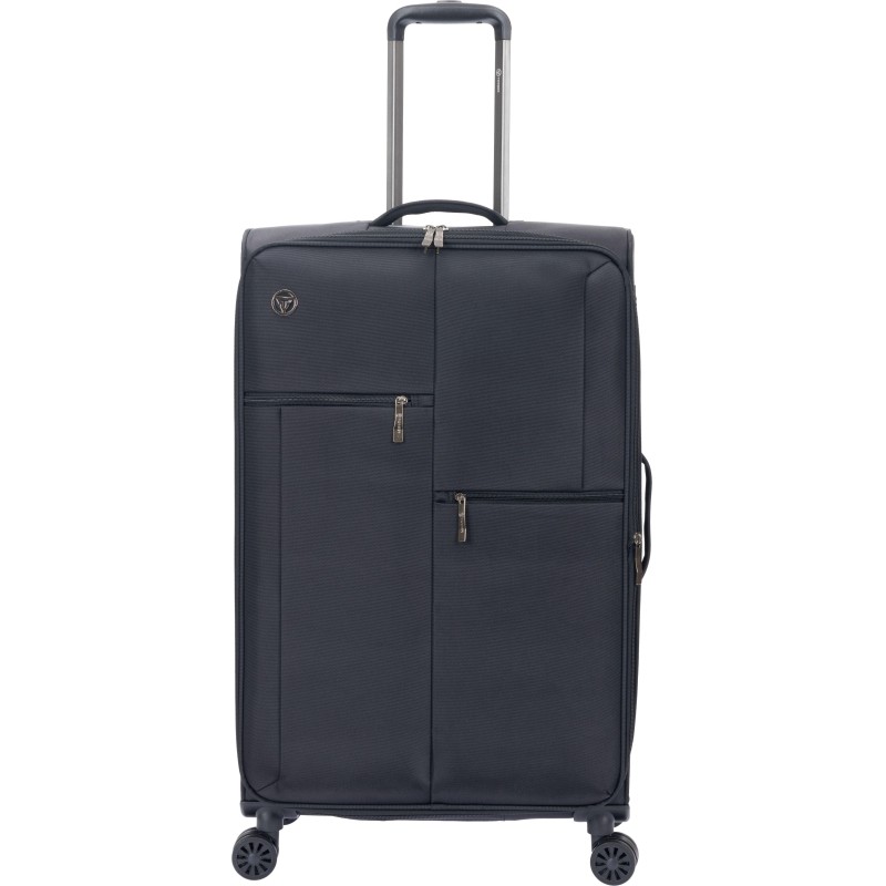 Чемодан TORBER Seyd, черн, нейлон 600D, 48 х 26.5 х 78см, 85л, T2021L-Black