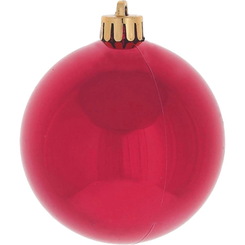 Набор шаров Украшение НГ Клубничный дуэт D10см,L20 W10 H10см 2шт 722971