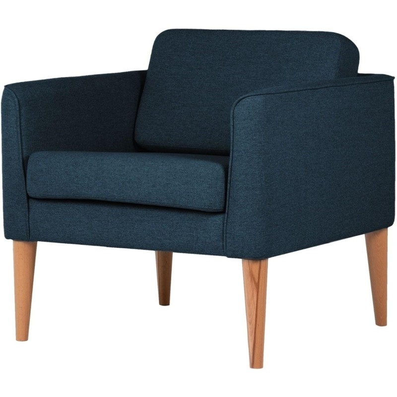 Кресло _ХД Finsoffa NODVEN Lounge тк.рогожка Apollo, Navy синий