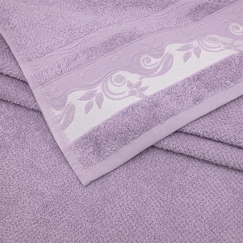 Полотенце махровое УЗБ Клэр, M 50х80 сир,159204