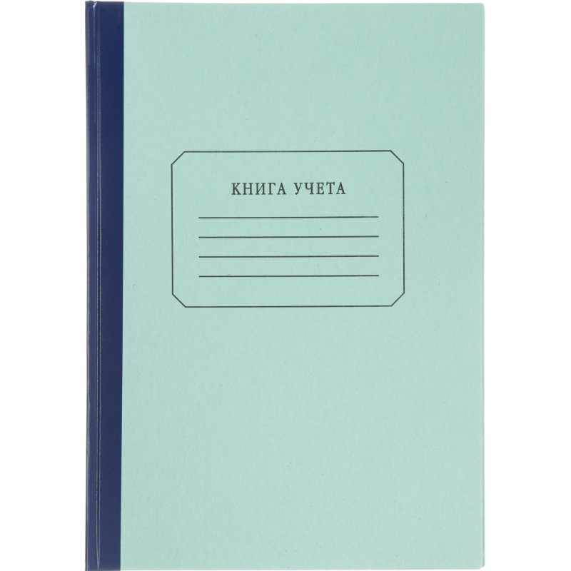 Книга учета Attache 96л. в клетку офсет о бл.плотн. картон