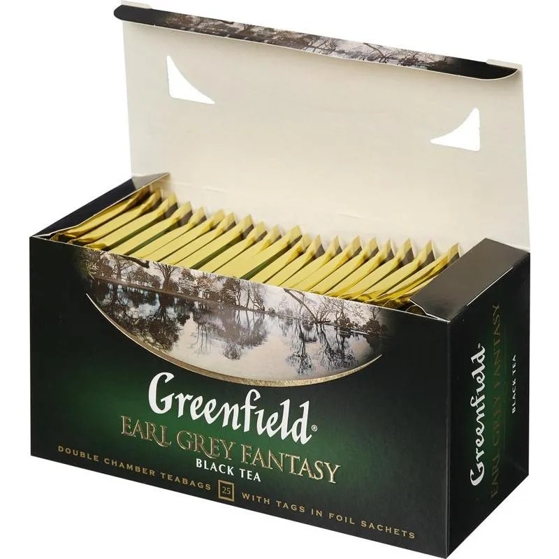 Чай Greenfield Earl Grey Fantasy черный фольгир.25пак/уп 0427-10,251025