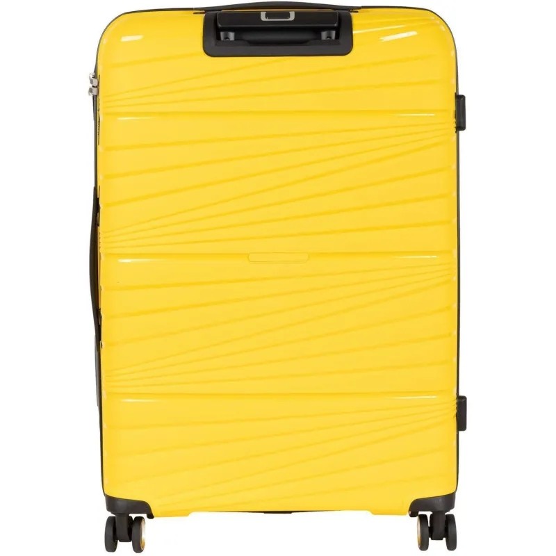 Чемодан РР820 (3-ой) Yellow желтый (24) пластик PP (полипропилен)  средний