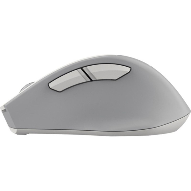 Мышь компьютерная A4 Fstyler FG30, беспроводная, 2000dpi, серый/белый