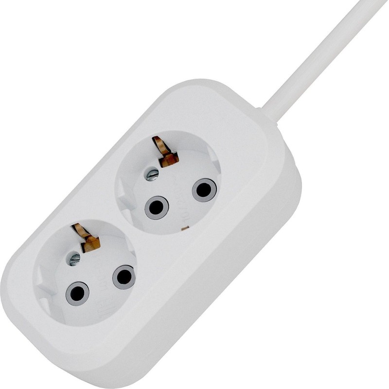 Удлинитель PROGIX US2GXW3 2р/3м белый, 3х0,75мм, 10А/2200Вт