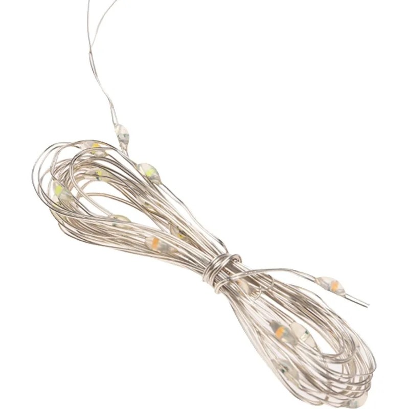 Электрогирлянда ДОЖДЬ ИЗ РОСЫ 3х2м, 200LED,тепл бел,IP20,USB, 315-876