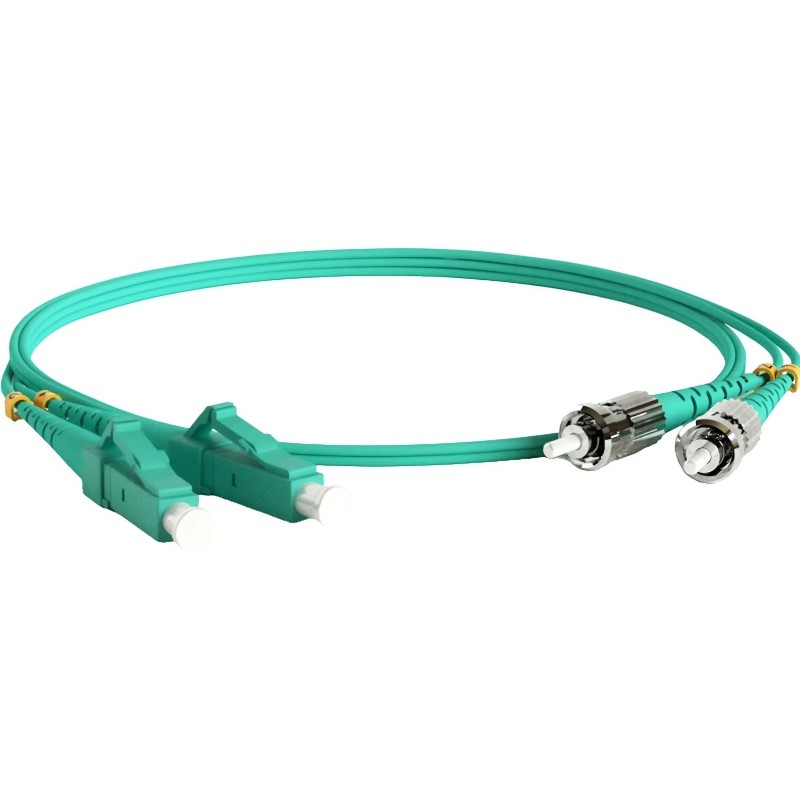 Патч-корд Hyperline 50/125(OM3) 3м, FC-D2-503-LC/PR-ST/PR-H-3M-LSZH-AQ