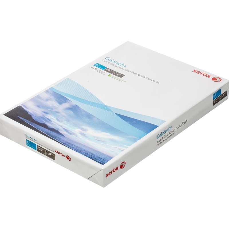Бумага для цв.лазер.печ. Xerox Colotech + ( A3, 200 г/кв.м, 250)