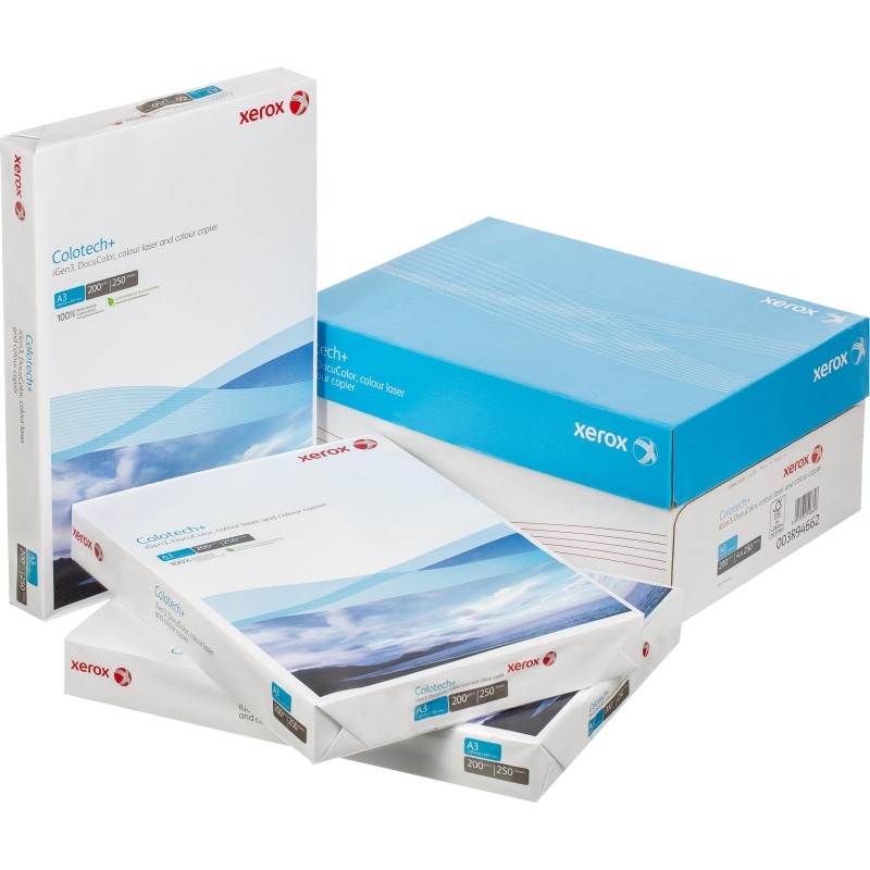 Бумага для цв.лазер.печ. Xerox Colotech + ( A3, 200 г/кв.м, 250)