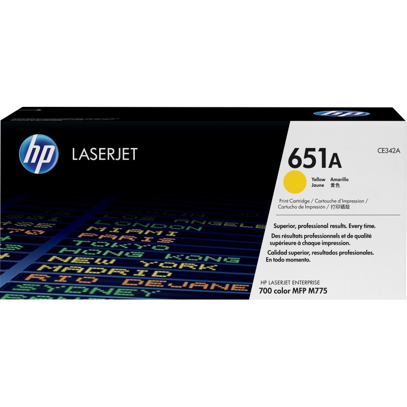 Картридж лазерный HP 651A CE342A жел. для СLJ Enterprise 700
