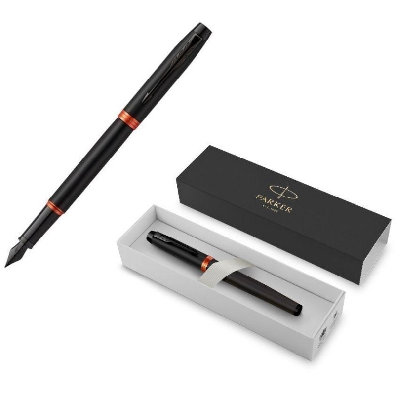 Ручка перьевая Parker IM Professionals Flame Orange BT син0,8мм кор.2172943
