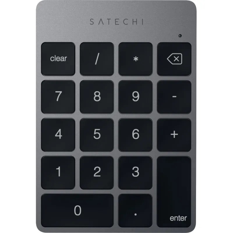 Клавиатура блок Satechi Aluminum Slim,беспроводной,цифровой,серый космос