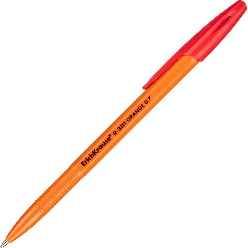 Набор шариковых ручек Erich Krause R-301 Orange Stick 0,7,масл, 4цв 4шт